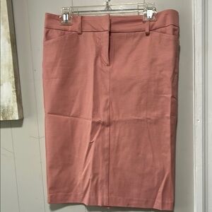 New York & Company Blush Pencil Skirt